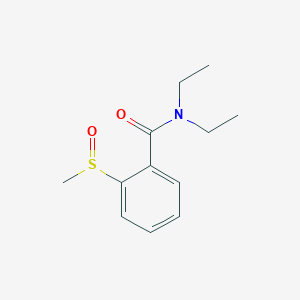 molecular formula C12H17NO2S B14461643 N,N-Diethyl-2-(methanesulfinyl)benzamide CAS No. 65936-05-2