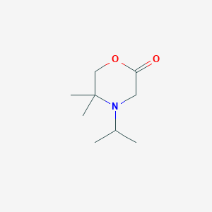 5,5-Dimethyl-4-propan-2-ylmorpholin-2-one