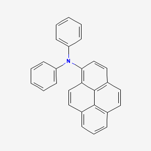 molecular formula C28H19N B14461919 N,N-Diphenylpyren-1-amine CAS No. 70782-27-3