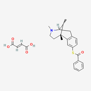 molecular formula C26H29NO5S B14461924 S-Metazocine CAS No. 71780-68-2