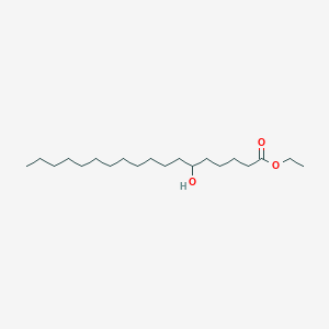 molecular formula C20H40O3 B14462074 Ethyl 6-hydroxyoctadecanoate CAS No. 66022-18-2