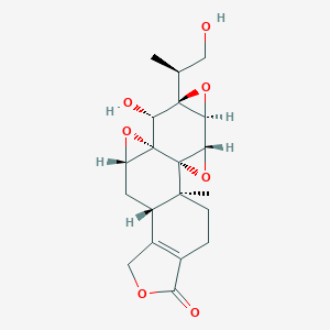 molecular formula C20H24O7 B144621 16-Hydroxytriptolide CAS No. 139713-80-7
