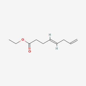 molecular formula C10H16O2 B14462106 Ethyl 4,7-octadienoate CAS No. 72276-09-6