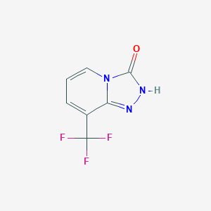 molecular formula C7H4F3N3O B1446224 8-(Trifluoromethyl)-[1,2,4]triazolo-[4,3-a]pyridin-3(2H)-one CAS No. 1020039-20-6