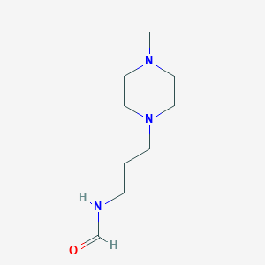 molecular formula C9H19N3O B14462281 N-[3-(4-Methylpiperazin-1-YL)propyl]formamide CAS No. 69793-58-4