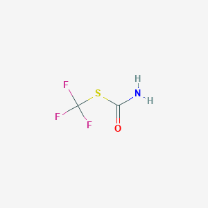 molecular formula C2H2F3NOS B14462287 S-(Trifluoromethyl) carbamothioate CAS No. 67756-33-6