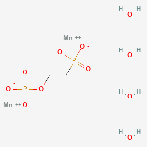 molecular formula C2H12Mn2O11P2 B14462387 Manganese hydroxyethylidenediphosphonate tetrahydrate CAS No. 71799-97-8