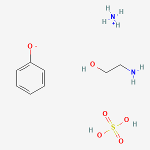 molecular formula C8H18N2O6S B14462396 Azanium;2-aminoethanol;sulfuric acid;phenoxide CAS No. 72727-54-9