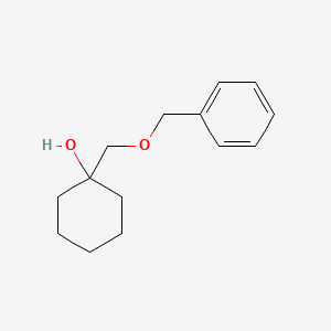 molecular formula C14H20O2 B14462405 1-[(Benzyloxy)methyl]cyclohexan-1-ol CAS No. 66222-30-8