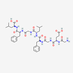 molecular formula C41H58N8O11 B1446244 H-Gly-Glu-Gly-Phe-Leu-Gly-D-Phe-Leu-OH CAS No. 61393-34-8