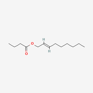 molecular formula C13H24O2 B14462471 Butanoic acid, 2-nonenyl ester CAS No. 68922-00-9