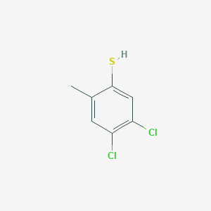 molecular formula C7H6Cl2S B1446248 4,5-Dichloro-2-methylthiophenol CAS No. 1806348-49-1