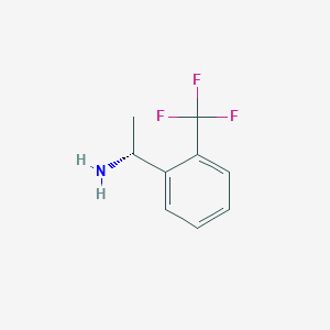 molecular formula C9H10F3N B144626 (R)-1-(2-(三氟甲基)苯基)乙胺 CAS No. 127733-46-4
