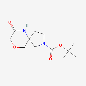 molecular formula C12H20N2O4 B1446260 tert-Butyl 7-oxo-9-oxa-2,6-diazaspiro[4.5]decane-2-carboxylate CAS No. 1251020-94-6