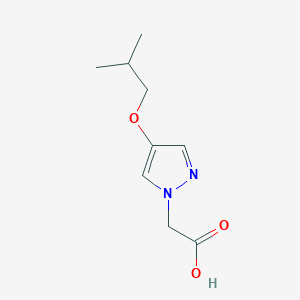molecular formula C9H14N2O3 B1446266 (4-Isobutoxypyrazol-1-yl)-acetic acid CAS No. 1895859-59-2
