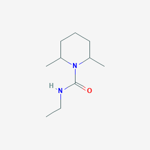 molecular formula C10H20N2O B14462693 N-Ethyl-2,6-dimethylpiperidine-1-carboxamide CAS No. 67626-45-3