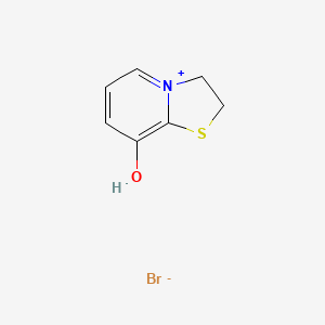 molecular formula C7H8BrNOS B14462701 8-Hydroxy-2,3-dihydro[1,3]thiazolo[3,2-a]pyridin-4-ium bromide CAS No. 65757-82-6