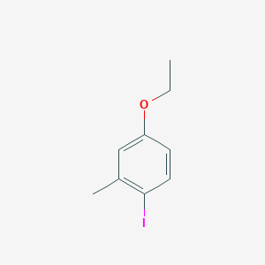 molecular formula C9H11IO B1446271 4-Ethoxy-1-iodo-2-methylbenzene CAS No. 108178-36-5