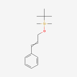 molecular formula C15H24OSi B14462721 tert-Butyl(dimethyl)[(3-phenylprop-2-en-1-yl)oxy]silane CAS No. 71700-50-0