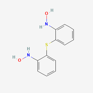 molecular formula C12H12N2O2S B14462749 2,2'-Sulfanediylbis(N-hydroxyaniline) CAS No. 69341-53-3