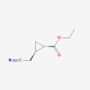 cis-Ethyl 2-(cyanomethyl)cyclopropanecarboxylate