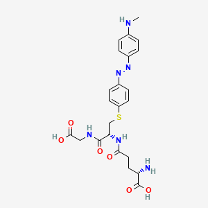 molecular formula C23H28N6O6S B14462783 3-Gsmab CAS No. 71259-45-5