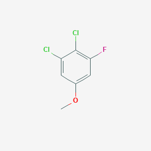 molecular formula C7H5Cl2FO B1446281 3,4-Dichloro-5-fluoroanisole CAS No. 1807052-99-8
