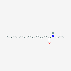 molecular formula C16H33NO B14462867 N-(2-methylpropyl)dodecanamide CAS No. 68125-01-9