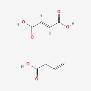 molecular formula C8H10O6 B14462890 (E)-but-2-enedioic acid;but-3-enoic acid 