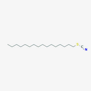 molecular formula C17H33NS B14462899 Thiocyanic acid, hexadecyl ester CAS No. 66143-73-5