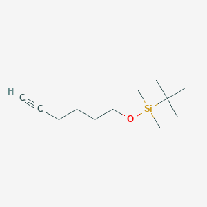 molecular formula C12H24OSi B144629 6-(tert-Butyldimethylsilyloxy)-1-hexyne CAS No. 73448-13-2
