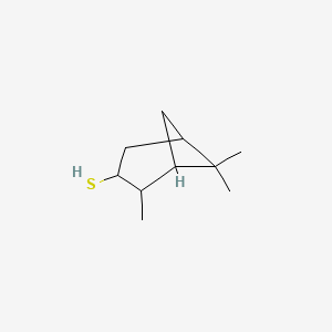 molecular formula C10H18S B14462902 3-Mercaptopinane CAS No. 72361-41-2