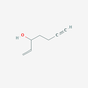 molecular formula C7H10O B14462957 Hept-1-EN-6-YN-3-OL CAS No. 71570-89-3