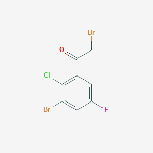 3'-Bromo-2'-chloro-5'-fluorophenacyl bromide