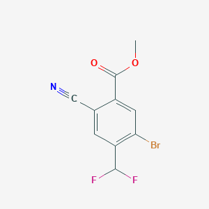 Methyl 5-bromo-2-cyano-4-(difluoromethyl)benzoate