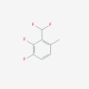 molecular formula C8H6F4 B1446323 2,3-Difluoro-6-methylbenzodifluoride CAS No. 1803813-05-9