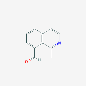 molecular formula C11H9NO B1446329 1-Methylisoquinoline-8-carbaldehyde CAS No. 1416713-00-2