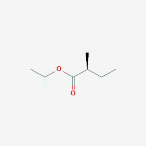 molecular formula C8H16O2 B14463292 Propan-2-yl (2S)-2-methylbutanoate CAS No. 72487-17-3