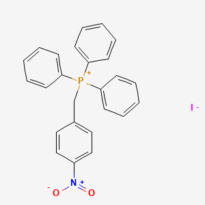 molecular formula C25H21INO2P B14463321 (p-Nitrobenzyl)triphenylphosphonium iodide CAS No. 73805-86-4
