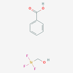 molecular formula C8H9F3O3Si B14463354 Benzoic acid--(trifluorosilyl)methanol (1/1) CAS No. 73303-94-3