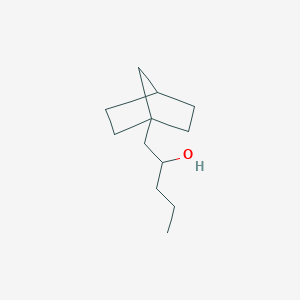 molecular formula C12H22O B144634 1-(Bicyclo[2.2.1]heptan-1-yl)-2-pentanol CAS No. 129917-19-7
