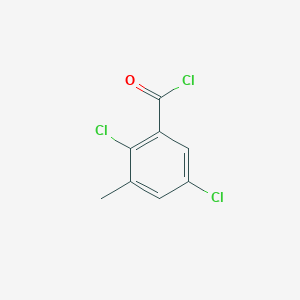 molecular formula C8H5Cl3O B1446343 2,5-Dichloro-3-methylbenzoyl chloride CAS No. 1806304-08-4
