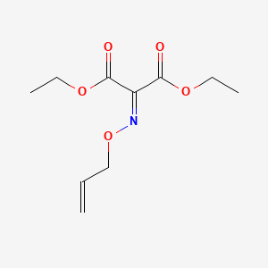 molecular formula C10H15NO5 B14463434 Diethyl {[(prop-2-en-1-yl)oxy]imino}propanedioate CAS No. 70791-60-5