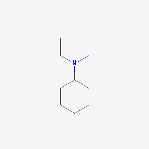 molecular formula C10H19N B14463481 n,n-Diethylcyclohex-2-en-1-amine CAS No. 73124-11-5