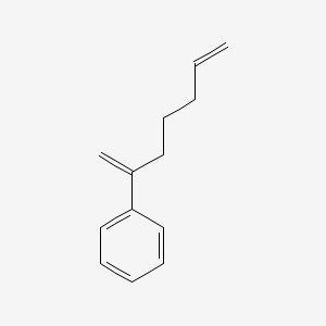 molecular formula C13H16 B14463483 (Hepta-1,6-dien-2-yl)benzene CAS No. 66406-90-4