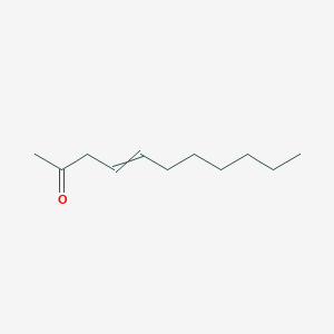 molecular formula C11H20O B14463536 Undec-4-en-2-one CAS No. 72993-29-4