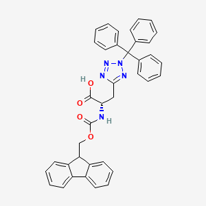 (S)-2-((((9H-Fluoren-9-yl)methoxy)carbonyl)amino)-3-(2-trityl-2H-tetrazol-5-yl)propanoic acid