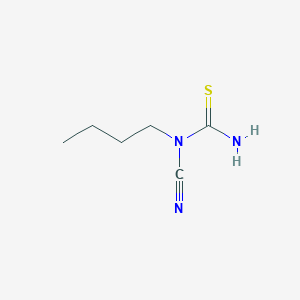 molecular formula C6H11N3S B14463659 N-Butyl-N-cyanothiourea CAS No. 68695-76-1