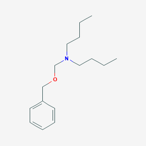molecular formula C16H27NO B14463673 N-[(Benzyloxy)methyl]-N-butylbutan-1-amine CAS No. 67232-19-3