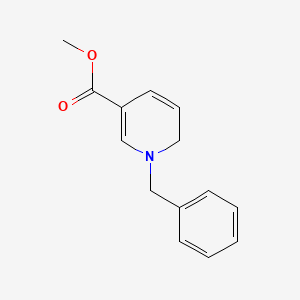 molecular formula C14H15NO2 B14463694 Methyl 1-benzyl-1,6-dihydropyridine-3-carboxylate CAS No. 71127-33-8